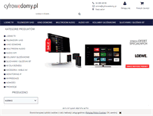 Tablet Screenshot of cyfrowedomy.pl
